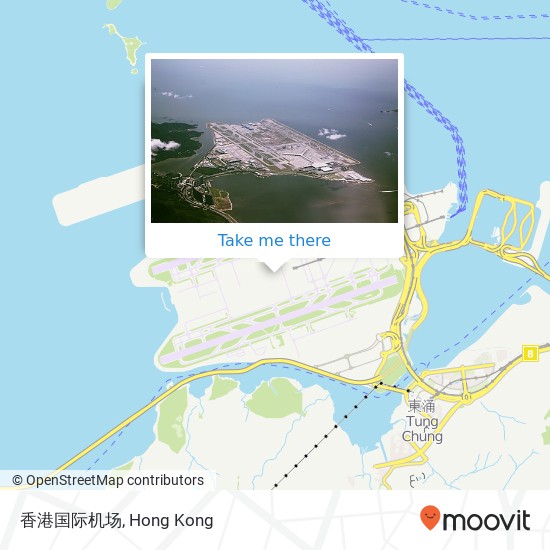 香港国际机场 map