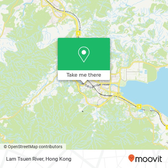Lam Tsuen River map