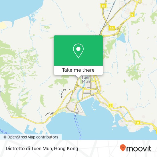 Distretto di Tuen Mun map