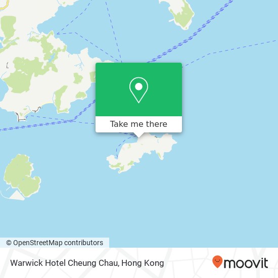 Warwick Hotel Cheung Chau map