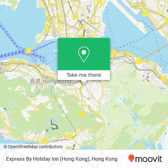 Express By Holiday Inn (Hong Kong)地圖