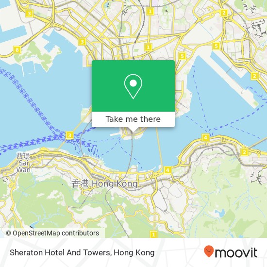 Sheraton Hotel And Towers map