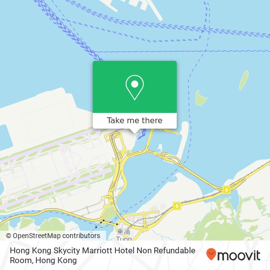 Hong Kong Skycity Marriott Hotel Non Refundable Room map