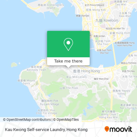 Kau Kwong Self-service Laundry地圖