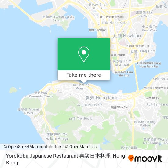 Yorokobu Japanese Restaurant 喜駿日本料理 map