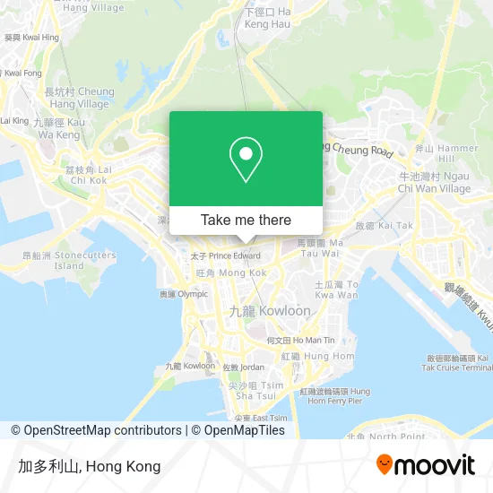 加多利山地圖