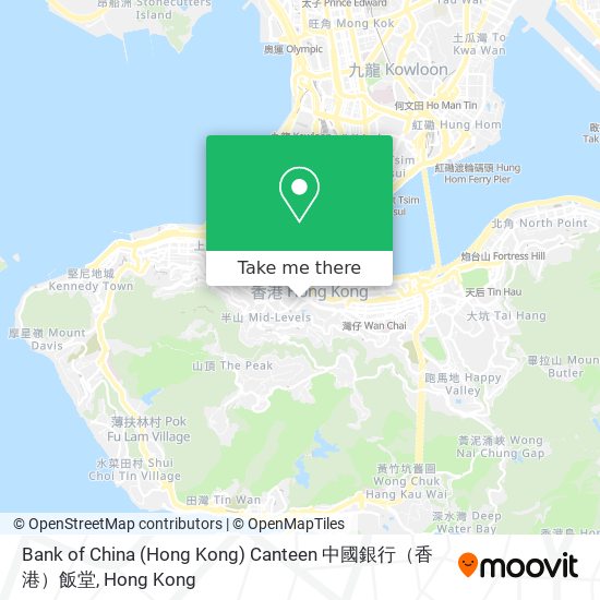 Bank of China (Hong Kong) Canteen 中國銀行（香港）飯堂 map