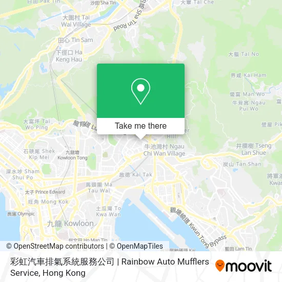 彩虹汽車排氣系統服務公司 | Rainbow Auto Mufflers Service地圖