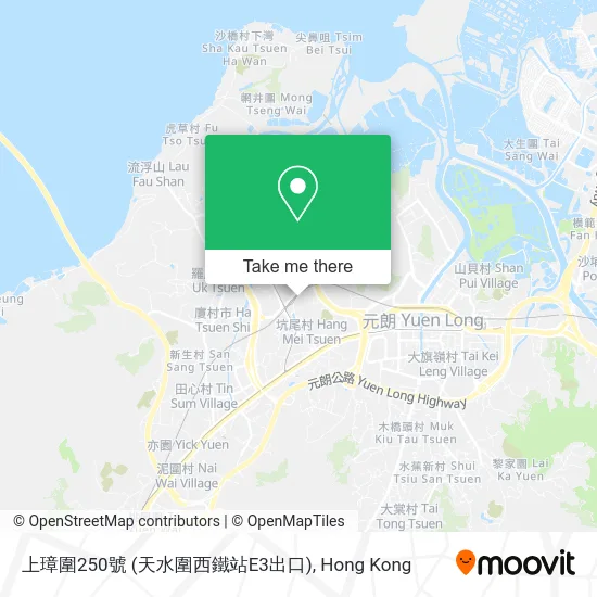 上璋圍250號 (天水圍西鐵站E3出口) map