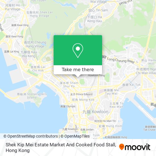 Shek Kip Mei Estate Market And Cooked Food Stall map