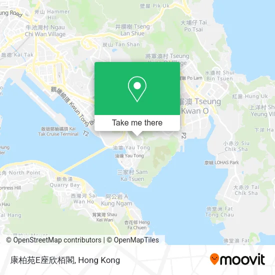 康柏苑E座欣栢閣地圖