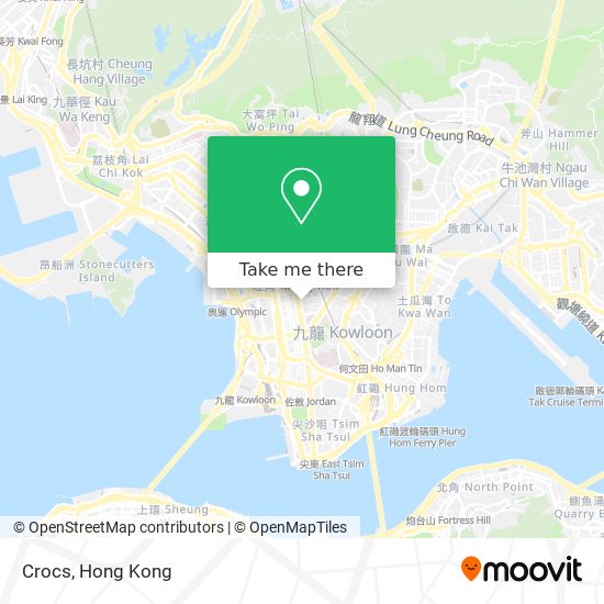 Crocs map