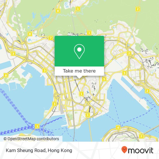 Kam Sheung Road map