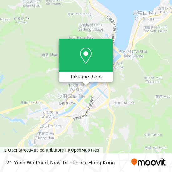 21 Yuen Wo Road, New Territories地圖