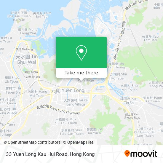 33 Yuen Long Kau Hui Road地圖