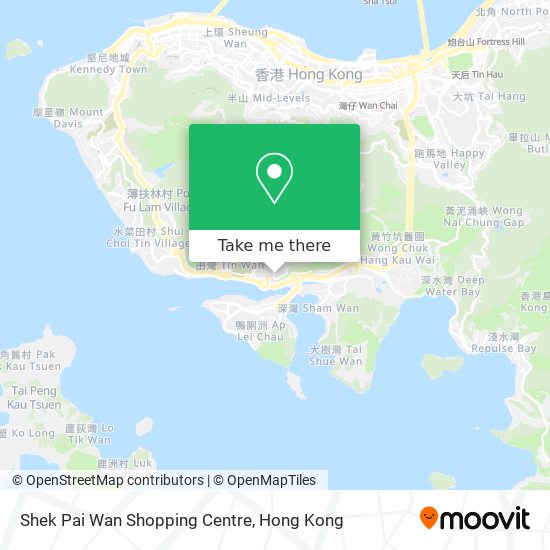 Shek Pai Wan Shopping Centre map