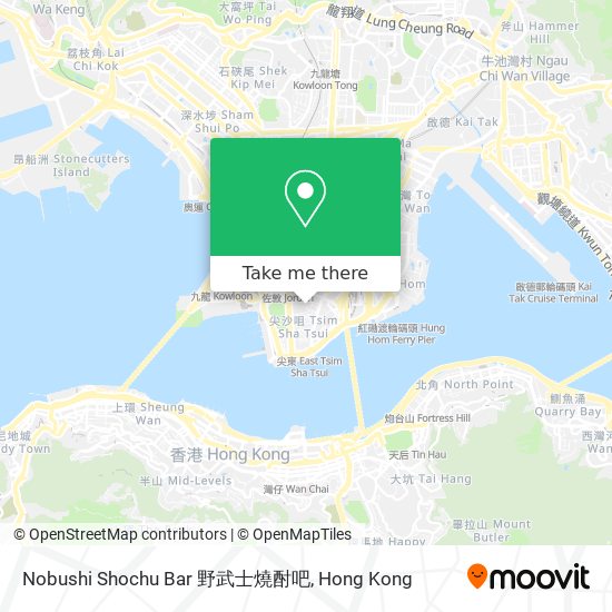 Nobushi Shochu Bar 野武士燒酎吧 map