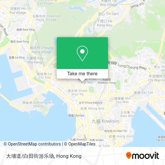 大埔道/白田街游乐场地圖