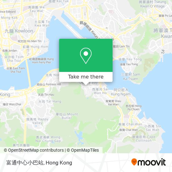 富通中心小巴站地圖