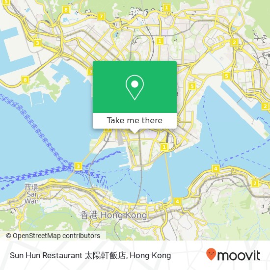 Sun Hun Restaurant 太陽軒飯店 map