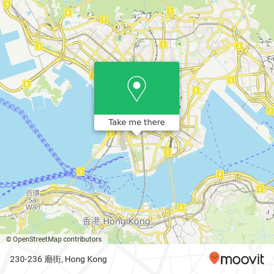 230-236 廟街 map