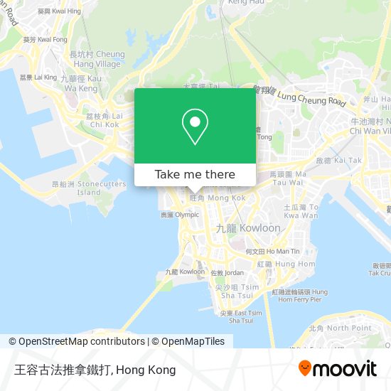 王容古法推拿鐵打 map