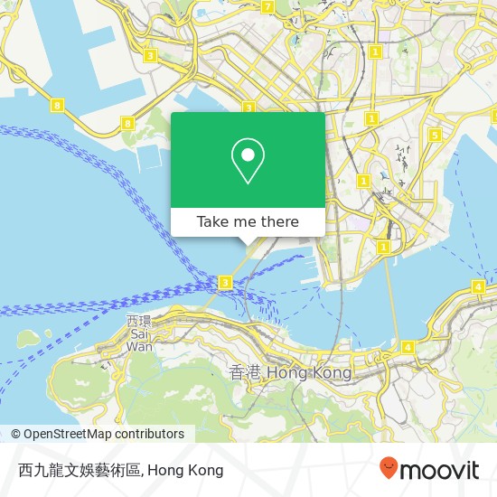西九龍文娛藝術區 map