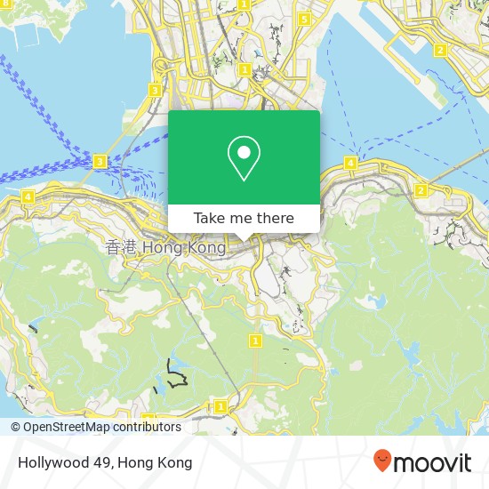 Hollywood 49 map
