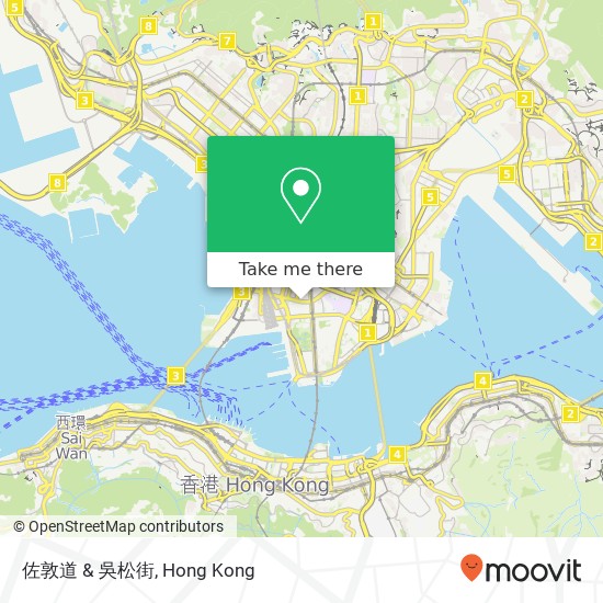 佐敦道 & 吳松街 map