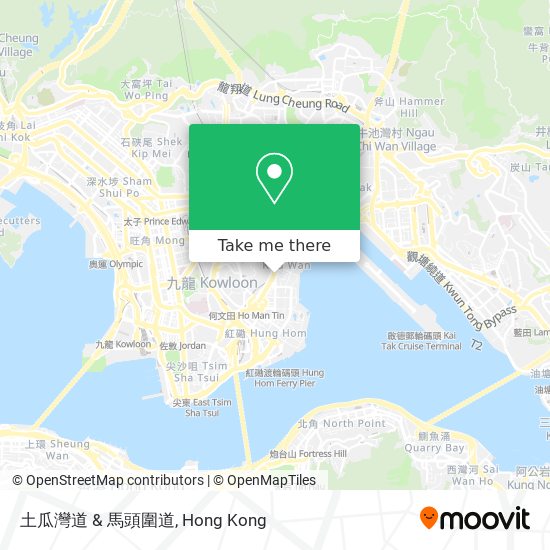 土瓜灣道 & 馬頭圍道 map