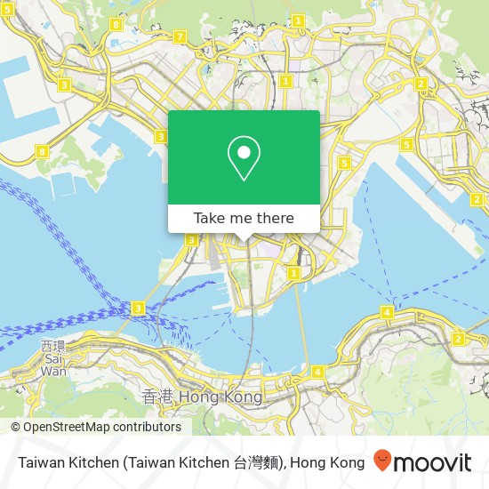 Taiwan Kitchen (Taiwan Kitchen 台灣麵) map