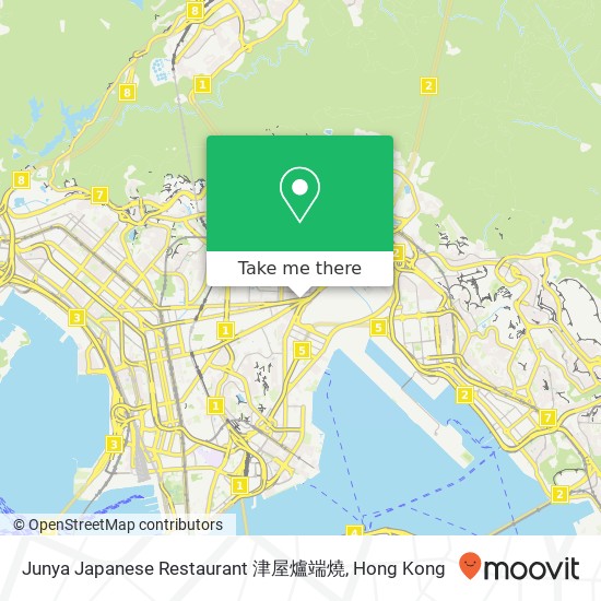 Junya Japanese Restaurant 津屋爐端燒 map
