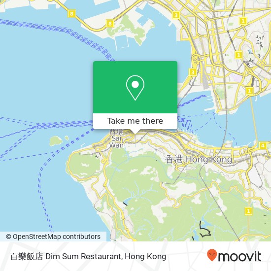 百樂飯店 Dim Sum Restaurant map