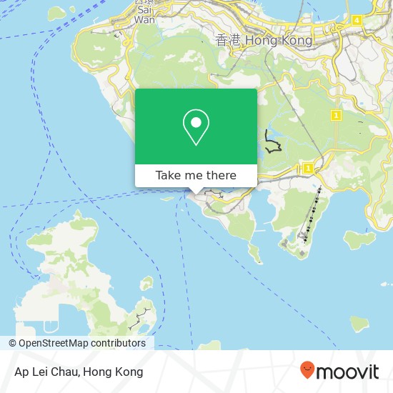 Ap Lei Chau map