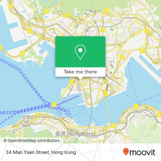 34 Man Yuen Street map