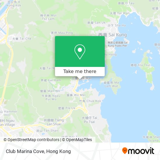 Club Marina Cove map