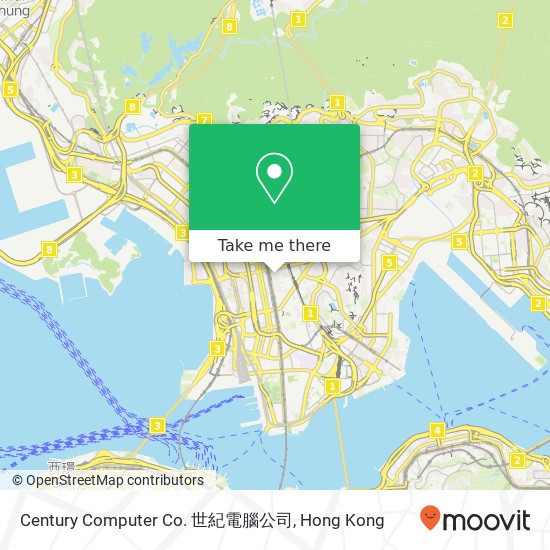 Century Computer Co. 世紀電腦公司 map