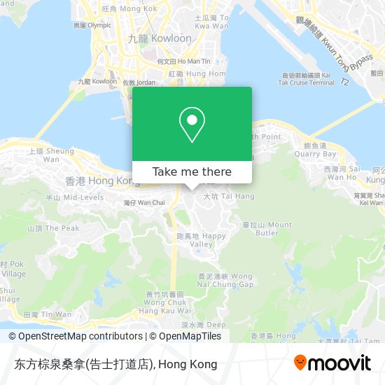 东方棕泉桑拿(告士打道店)地圖