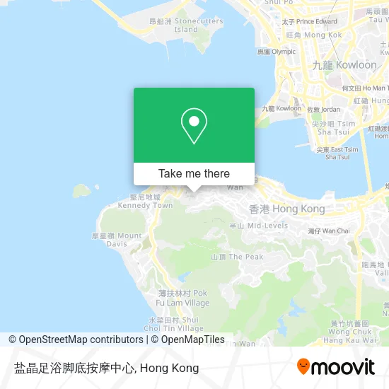盐晶足浴脚底按摩中心 map