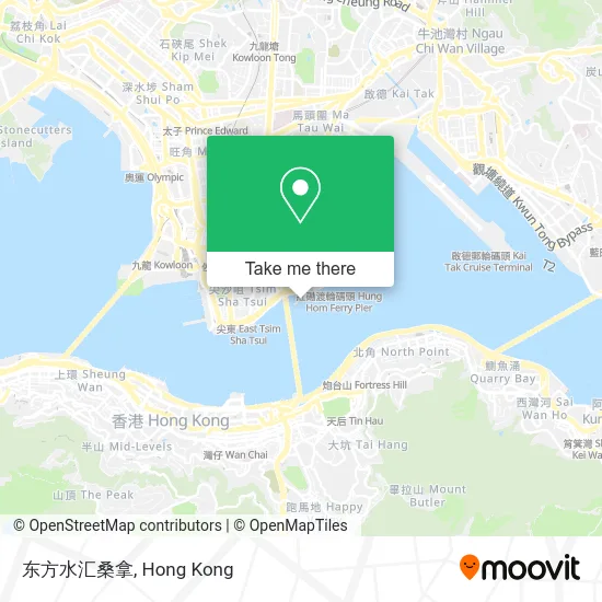 东方水汇桑拿 map