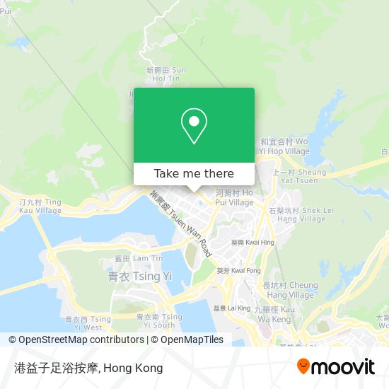 港益子足浴按摩 map