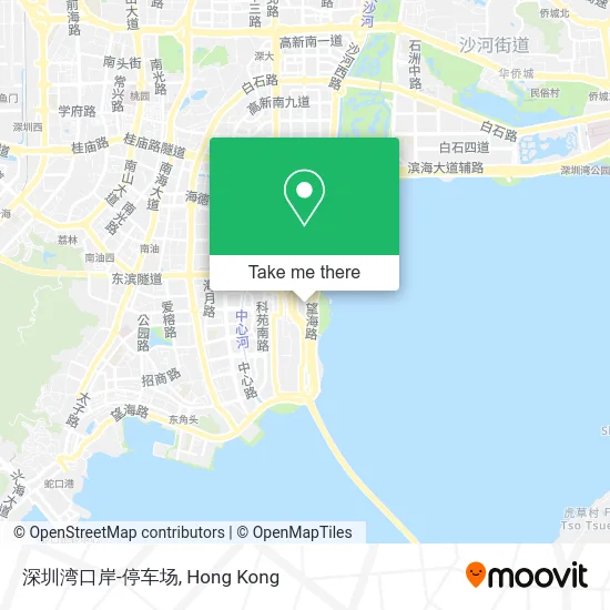 深圳湾口岸-停车场 map