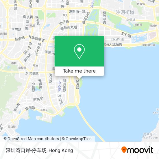深圳湾口岸-停车场 map