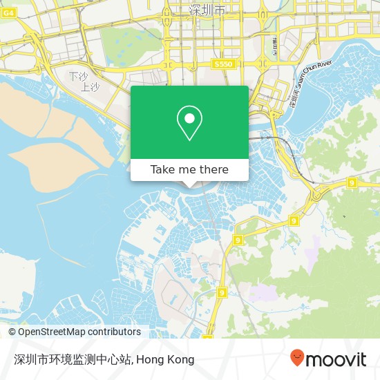 深圳市环境监测中心站 map