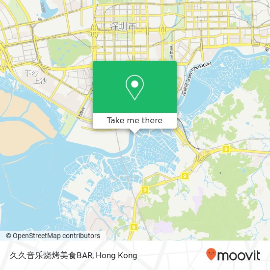 久久音乐烧烤美食BAR map