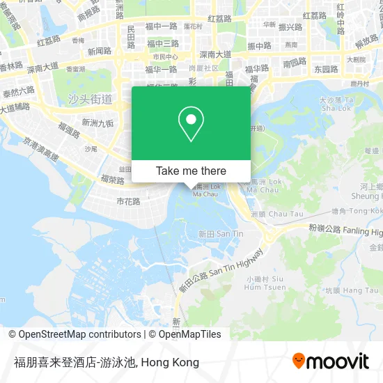 福朋喜来登酒店-游泳池 map