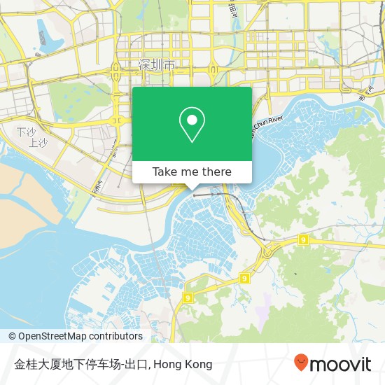 金桂大厦地下停车场-出口 map
