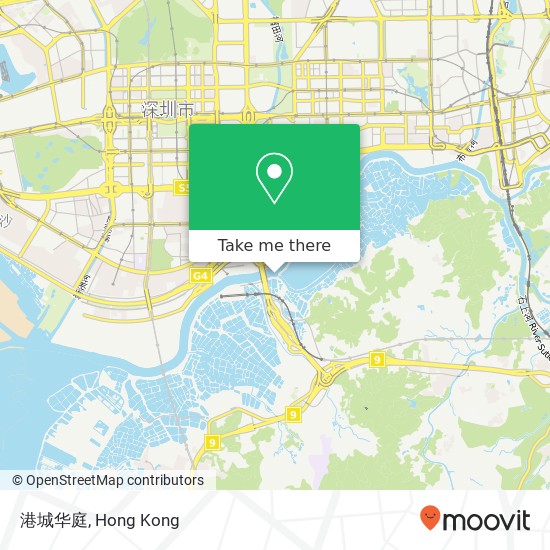 港城华庭 map