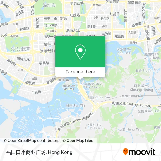 福田口岸商业广场 map