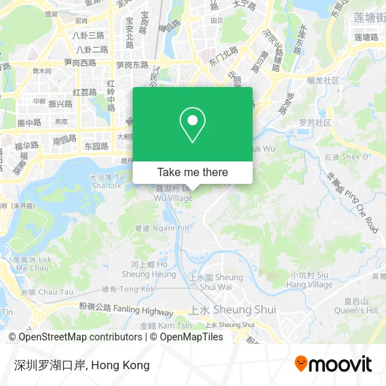 深圳罗湖口岸地圖